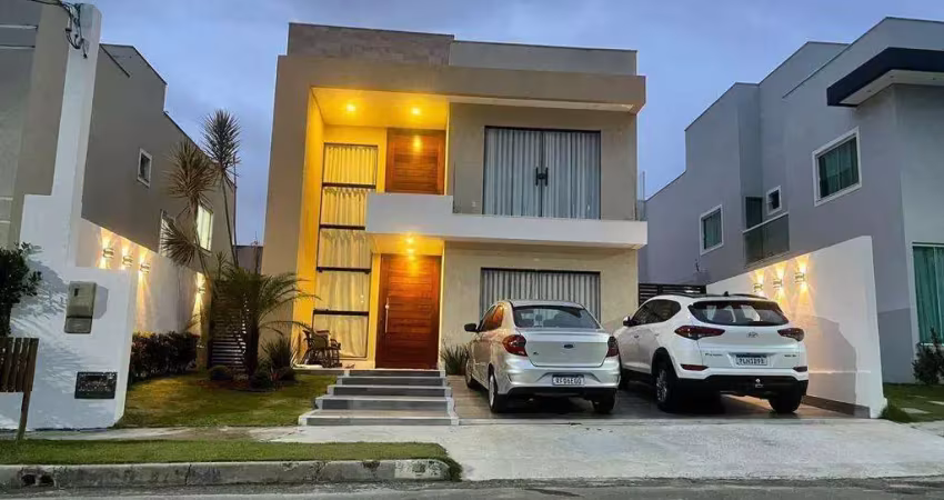 Casa em condomínio para venda em camaçari, vila de abrantes (abrantes), 4 dormitórios, 4 suítes, 5 banheiros, 2 vagas