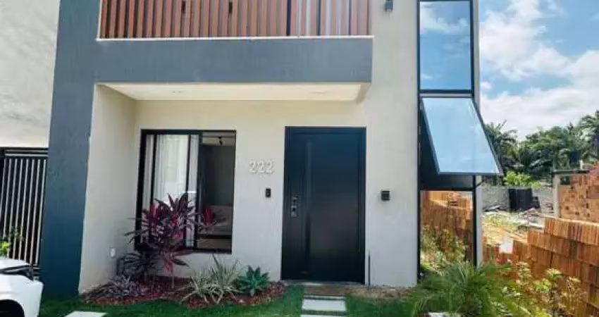 Casa em condomínio para venda em camaçari, catu de abrantes (abrantes), 3 dormitórios, 2 suítes, 3 banheiros, 2 vagas