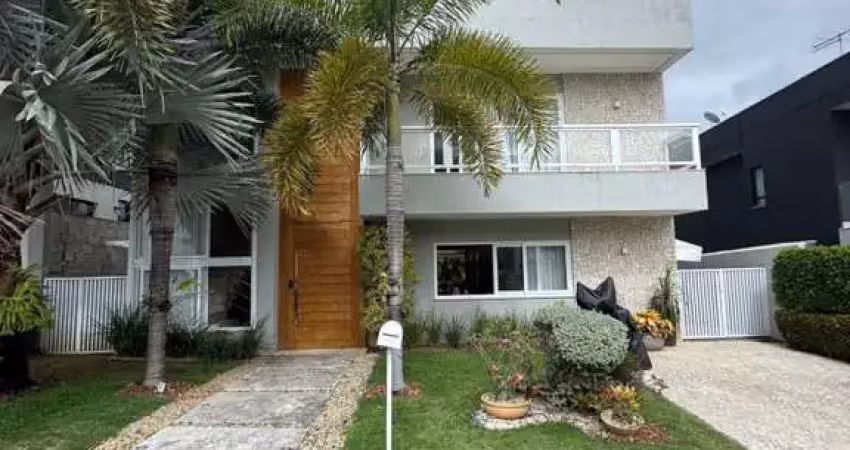 Casa em condomínio para venda em camaçari, alphaville (abrantes), 4 dormitórios, 4 suítes, 5 banheiros, 4 vagas