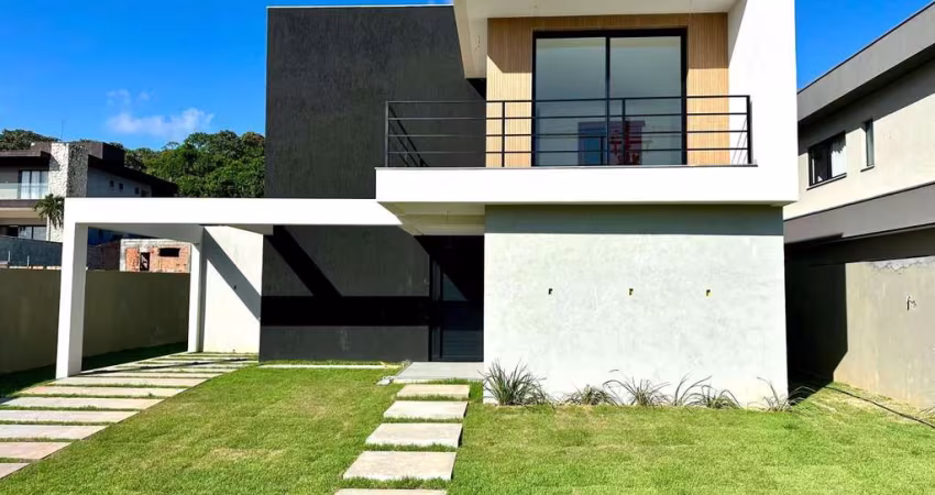 Casa para Venda em Camaçari, Alphaville (Abrantes), 4 dormitórios, 3 suítes, 6 banheiros, 4 vagas