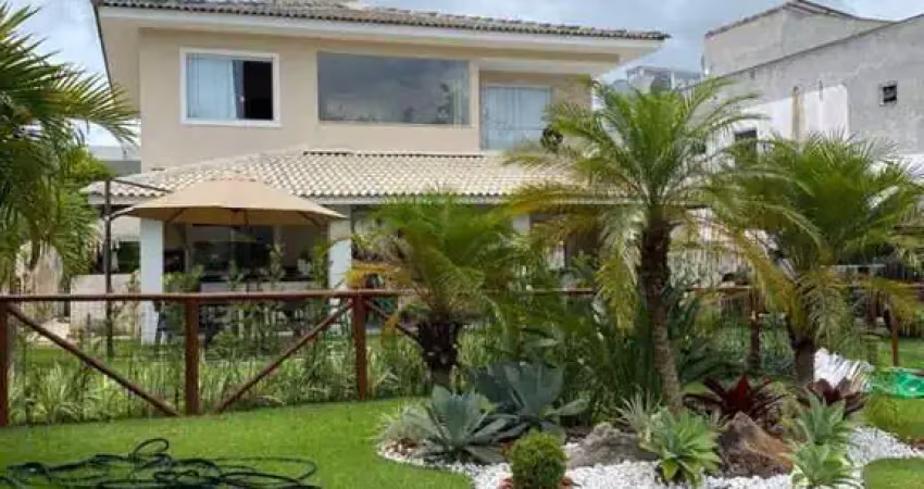 Casa em condomínio para venda em camaçari, alphaville (abrantes), 4 dormitórios, 3 suítes, 5 banheiros, 4 vagas