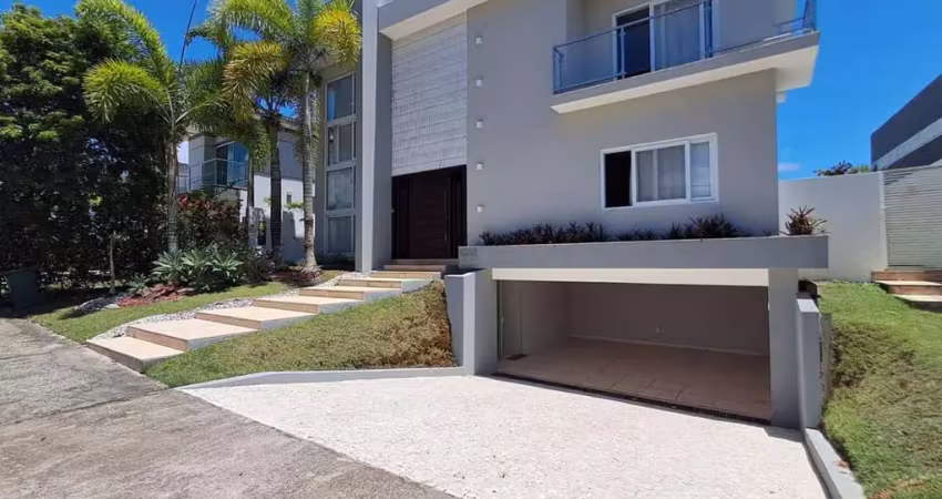 Casa em condomínio para venda em camaçari, alphaville (abrantes), 4 dormitórios, 3 suítes, 5 banheiros, 4 vagas