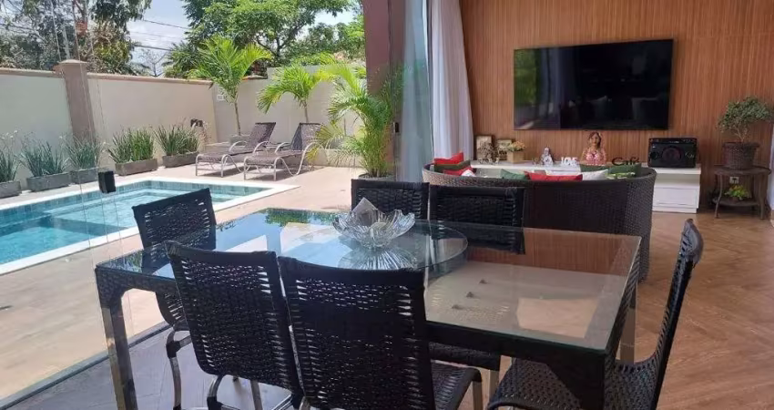 Casa em condomínio para locação em camaçari, alphaville (abrantes), 4 dormitórios, 4 suítes, 5 banheiros, 2 vagas