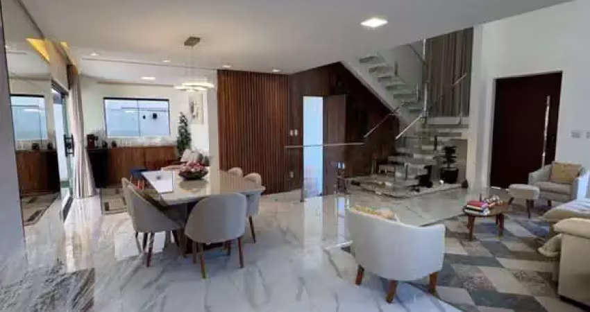 Casa em condomínio para venda em camaçari, alphaville (abrantes), 4 dormitórios, 3 suítes, 4 banheiros, 2 vagas