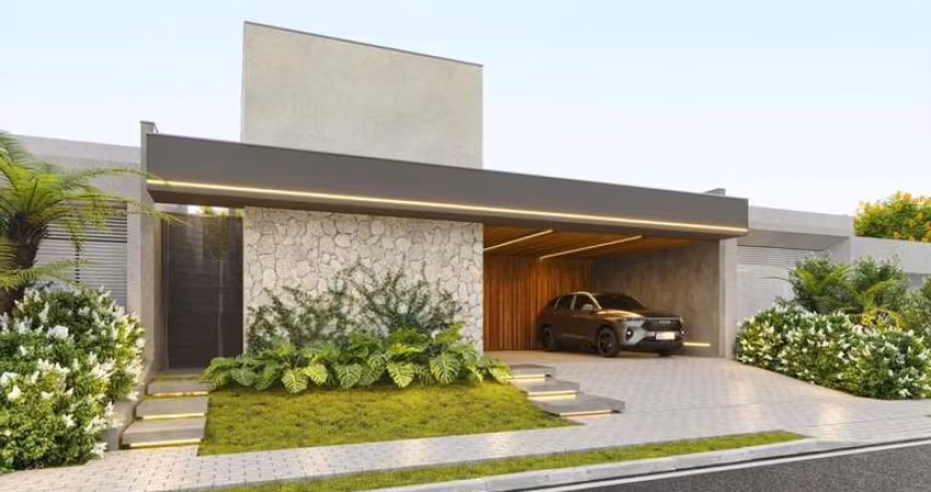 Casa à venda em Sarandi, Parque Pioneiros, com 3 suítes, com 220 m², Condomínio Ouro Verde