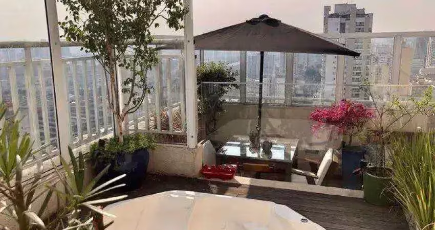 Cobertura para venda em são paulo, vila romana, 3 dormitórios, 1 suíte, 3 banheiros, 3 vagas