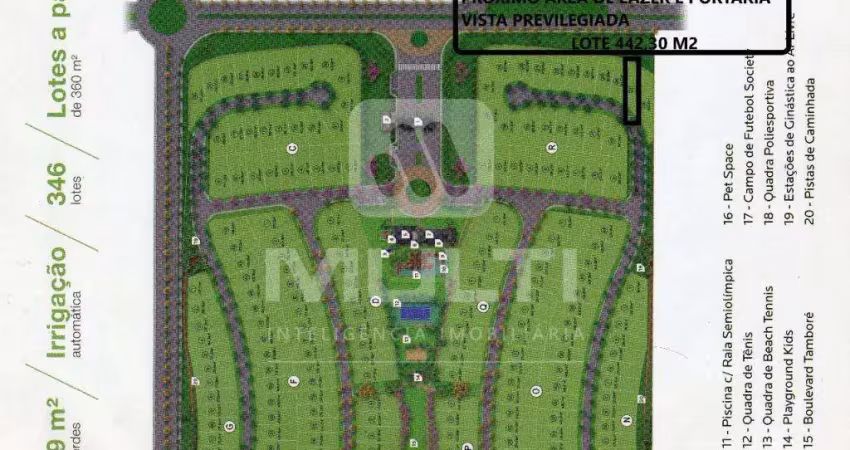 Terreno em condomínio fechado à venda no Gávea, Uberlândia 
