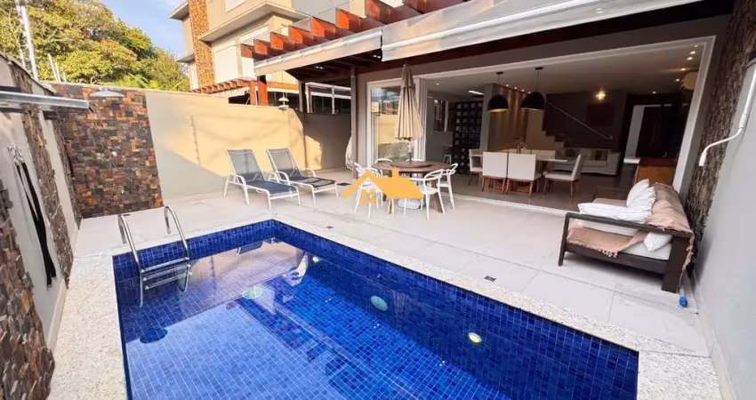 Casa de luxo em condomínio com vista para o mar em juquehy - locação anual