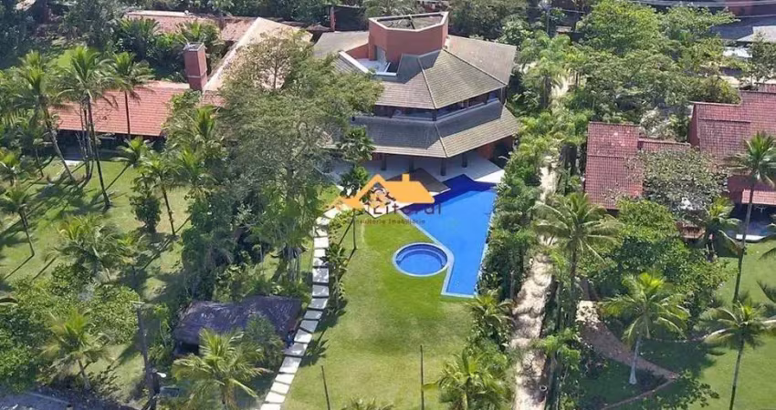Casa com 7 dormitórios para alugar, 1000 m² por r$ 11.580,00/dia - praia do engenho - são sebastião/sp