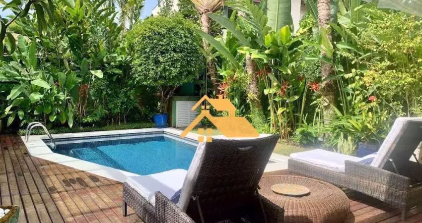 Casa com 5 dormitórios para alugar, 250 m² por r$ 9.250,00/dia - baleia - são sebastião/sp