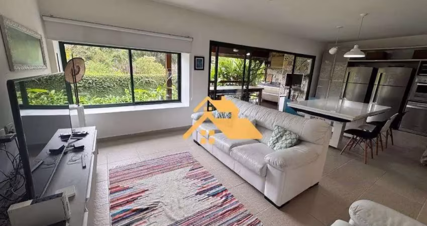 Casa com 4 dormitórios para alugar, 144 m² por r$ 11.200,01/mês - barra do una - são sebastião/sp