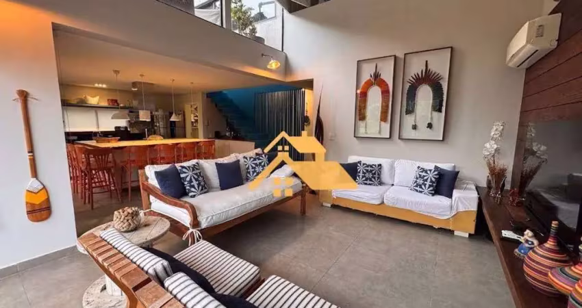 Casa com 4 dormitórios para alugar, 160 m² - praia de juquehy - são sebastião/sp