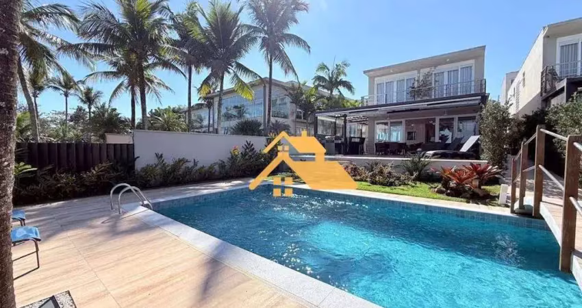 Sobrado com 5 dormitórios, 560 m² - venda por r$ 20.000.000,00 ou aluguel por r$ 27.000,00/dia - praia de juquehy - são sebastião/sp