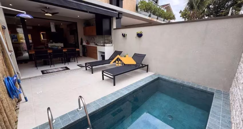 Sobrado com 4 dormitórios para alugar, 235 m² por r$ 4.500/dia - praia de juquehy - são sebastião/sp