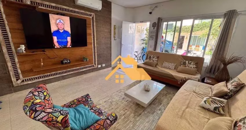 Sobrado com 3 dormitórios, 136 m² - venda por r$ 1.300.000 ou aluguel por r$ 7.200/mês - praia de juquehy - são sebastião/sp