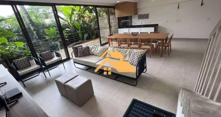 Sobrado com 4 dormitórios para alugar, 210 m² por r$ 20.000,00 - praia de camburi - são sebastião/sp