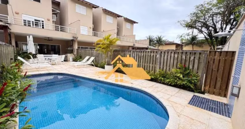 Casa com 3 dormitórios para alugar, 180 m² por r$ 10.400,00/dia - praia de juquehy - são sebastião/sp
