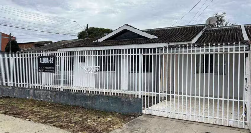 Casa para locação em guarapuava, santana, 2 dormitórios, 1 banheiro, 1 vaga
