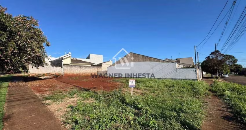 Terreno de esquina com 457,98  plano à venda, Loteamento Sumaré, Maringá, PR