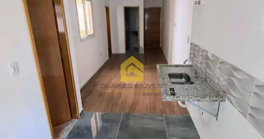 APARTAMENTO A VENDA NA VILA PIRES EM SANTO ANDRÉ COM 48m² COM SACADA