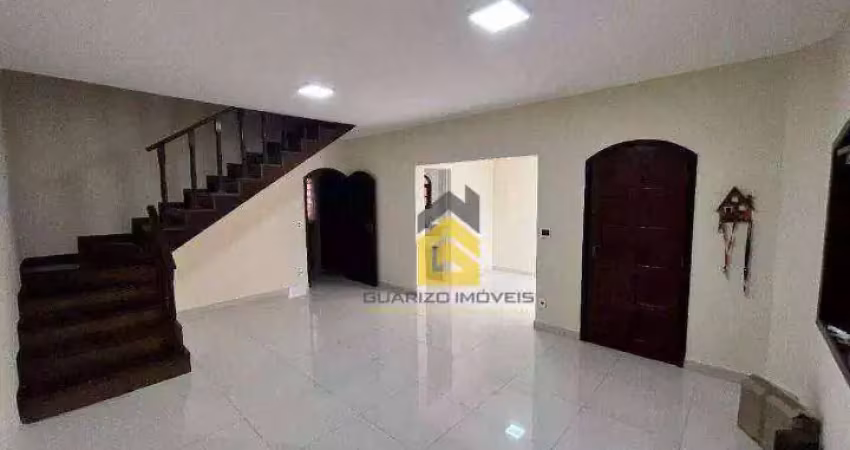 Casa com 3 dormitórios para alugar, 170 m² por r$ 4.404/mês - cidade miramar - são bernardo do campo/sp