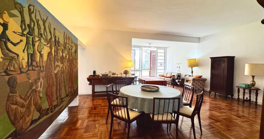 Apartamento de 3 quartos com arquitetura única no Edifício Lausanne em Higienópolis, São Paulo - SP: 180m², 3 suites, 3 salas, 3 banheiros, 1 vaga.