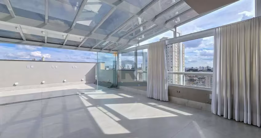 Cobertura de 200m², com 2 suítes e 3 vagas na pompeia.