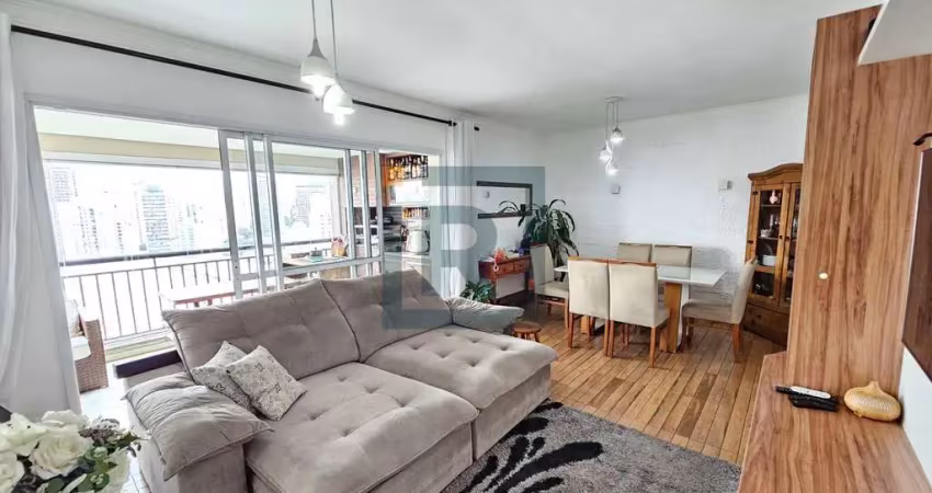 Apartamento de 128m² com 3 dormitórios, sendo 1 suíte, e 2 vagas em perdizes