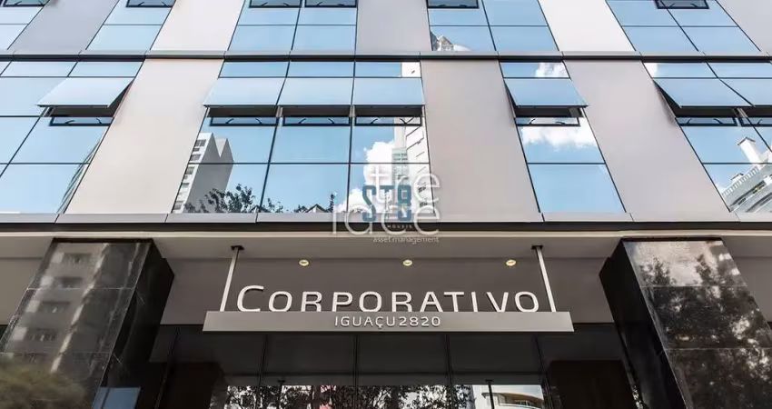 Sala comercial para alugar na Avenida Iguaçu, 2820, Água Verde, Curitiba