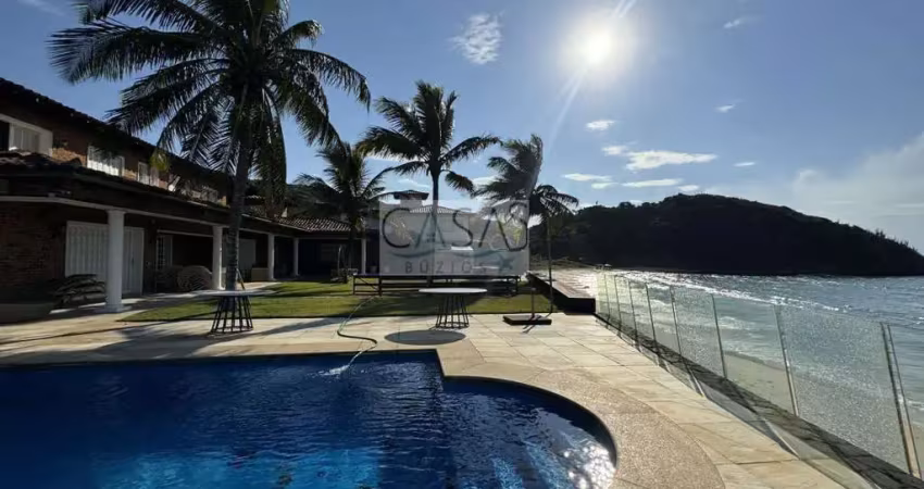 Casa Mansão Casa 9 quartos pé na areia vista deslumbrante na praia do Canto Armação dos Búzios.