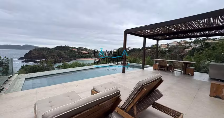 Magnífica casa 4 quartos com vista espetacular para o Mar Ferradurinha Armação de Búzios