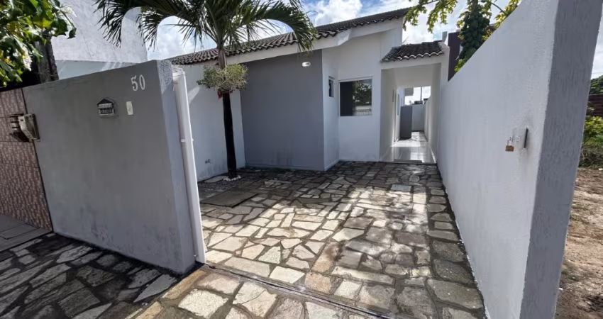 Linda casa em Gramame com 53m2 e um lindo jardim.