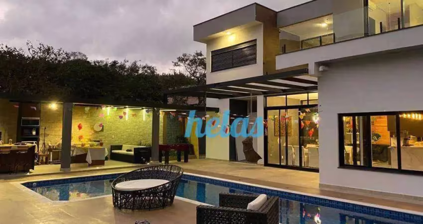Casa com 4 dormitórios à venda, 450 m² por r$ 2.900.000,00 - itapetinga - atibaia/sp