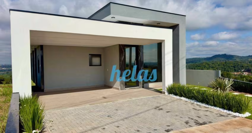 CASA TÉRREA COM 182m² À VENDA POR R$ 1.880.000,00 NO CONDOMÍNIO ELEMENTUM - ATIBAIA/SP.