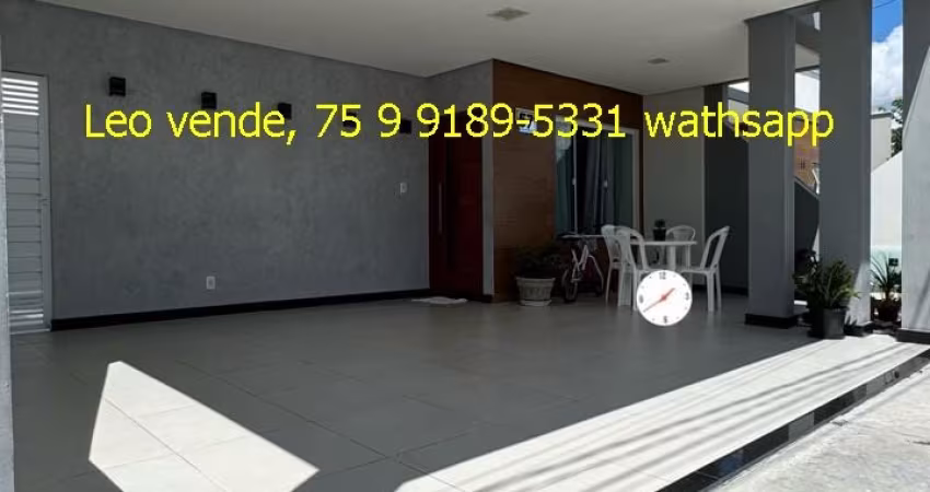 Linda casa bairro Sim, 34 suíte, garagem coberta