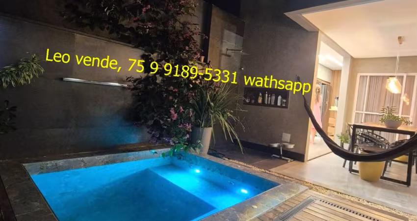 Linda casa Sim, 4 suítes,piscina, goumert, veja fotos