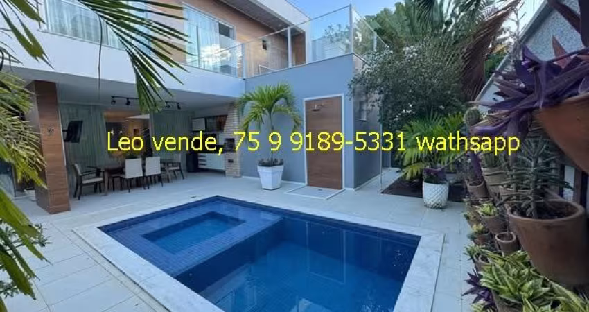 Linda casa Sim, 44 c 3 suítes, piscina e goumert