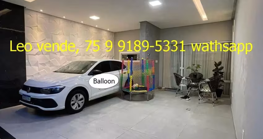 Linda casa sim, 3|4 suíte, piscina, goumert energia solar