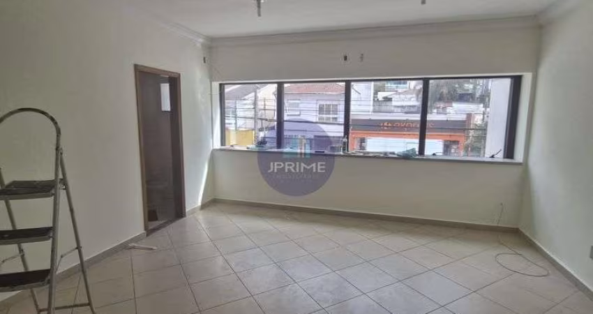 Sala comercial para locação no Bairro Jardim em Santo André, com 44m².