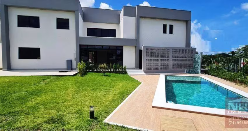 Casa em condomínio para venda em camaçari, alphaville, 5 dormitórios, 5 suítes, 8 banheiros, 4 vagas