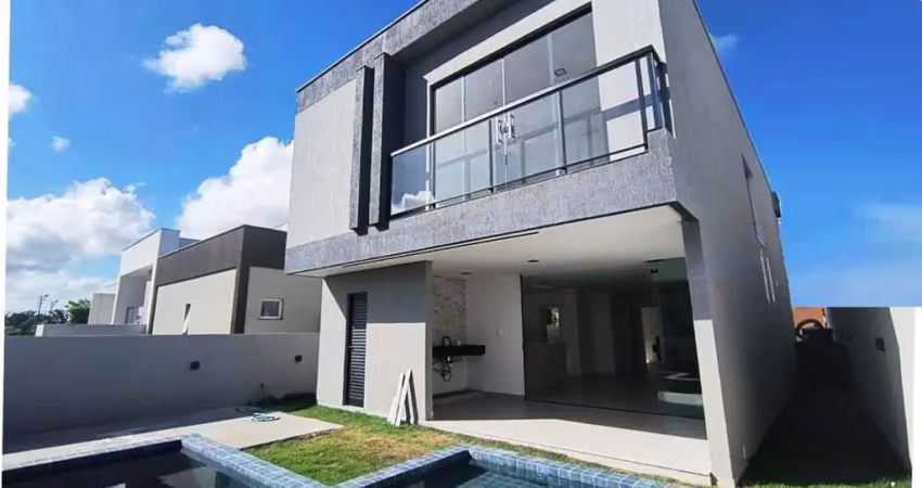 Casa em condomínio fechado com 4 quartos à venda na Rua Sucupió, 151, Abrantes, Camaçari