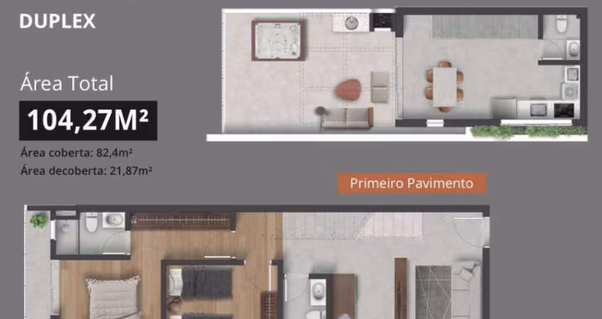 Apartamento com 3 quartos à venda na Rua Coronel Luiz Victorino Ordine, São Pedro, São José dos Pinhais