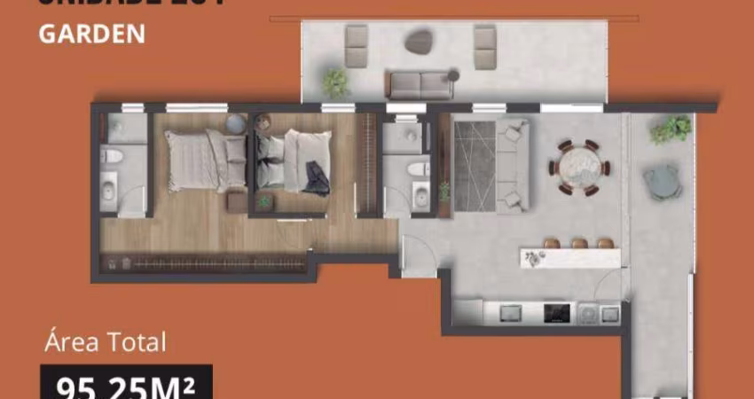 Apartamento com 3 quartos à venda na Rua Coronel Luiz Victorino Ordine, São Pedro, São José dos Pinhais