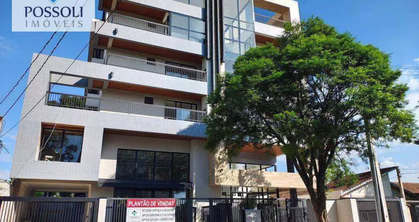 Apartamento duplex com 1 dormitório à venda, 57 m² por r$ 737.382,66 - bom retiro - curitiba/pr