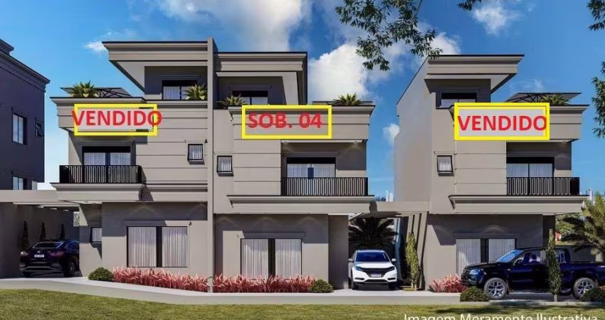 Sobrado com 3 dormitórios à venda, 163 m² por R$ 1.070.000,00 - Bom Retiro - Curitiba/PR