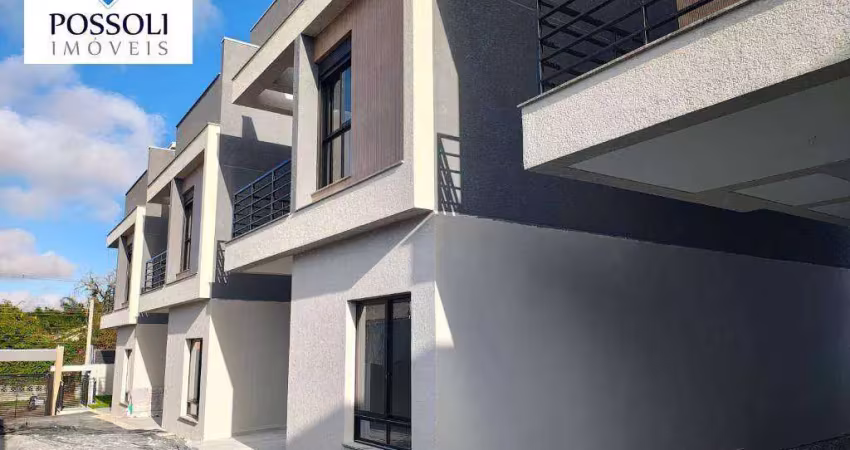 Sobrado com 3 dormitórios à venda, 184 m² por r$ 1.149.000,00 - bacacheri - curitiba/pr