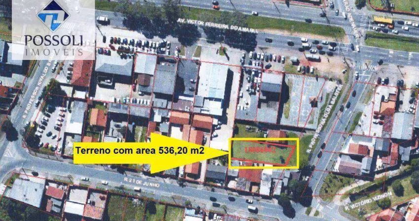 Terreno à venda, 536 m² por R$ 1.300.000,00 - Tarumã - Curitiba/PR