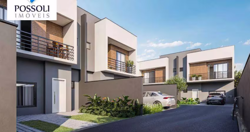 Sobrado com 03 dormitórios à venda, 111 m² por r$ 739.900 - uberaba - curitiba/pr