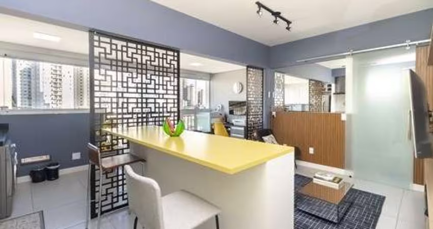 Confortável apartamento tipo para venda com 1 quarto, sendo 1 suíte, 43m²