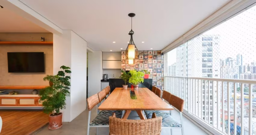 Confortável apartamento tipo para venda com 3 quartos, sendo 3 suítes, 137m²